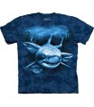 Shark Moon Eyes - Aquatics T Shirt by the Mountain