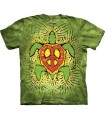 Rasta Peace Turtle - Aquatics T Shirt by the Mountain