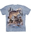 Tee-shirt Famille de Loups The Mountain