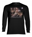 Longsleeve T-Shirt with Arapaho Wolf Moon design