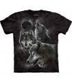Eclipse Wolves - Wolf T Shirt by the Mountain