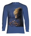 Longsleeve T-Shirt with Foraging Bear design