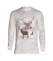 Tee-shirt manches longues motif Cerf