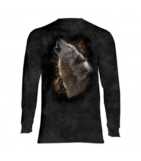 Longsleeve T-Shirt with Wolf design