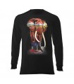Longsleeve T-Shirt with Painted Elephant design