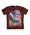 The Mountain Patriotic Wolf T-Shirt