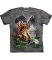 Against The Wall - Dinosaur T Shirt by the Mountain