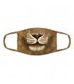 3-ply cotton face mask Lion Warrior design The Mountain