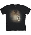 The Mountain Base Grey Wolf Portrait T-Shirt