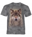 The Mountain Grey Wolf Forest T-Shirt