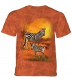 The Mountain Mama And Baby Zebra T-Shirt