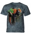 Tee-shirt Panda rouge The Mountain