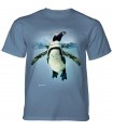 The Mountain Swimming Penguin T-Shirt