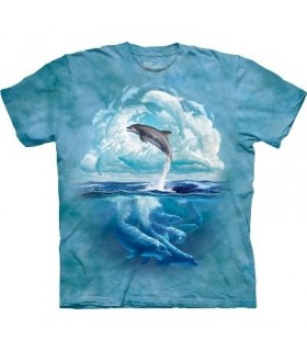 Dolphin Sky - Aquatics T Shirt by the Mountain