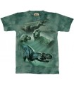 Dinosaur Collage - Zoo Animals T Shirt by the Mountain