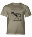 Tee-shirt Fiche d'information T-Rex en beige The Mountain