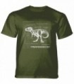 The Mountain T-Rex Fact Sheet Green T-Shirt