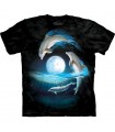 Autour de la Lune - T-Shirt Dauphin par The Mountain