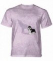 Tee-shirt Ombre du chien en rose The Mountain