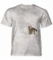 Tee-shirt Ombre du chat en blanc The Mountain