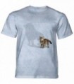 Tee-shirt Ombre du chat en bleu The Mountain