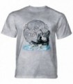 The Mountain Celtic Wolf Refresh White T-Shirt