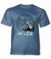 Tee-shirt Loup celtique en bleu The Mountain
