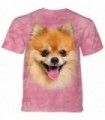 The Mountain Happy Pomeranian T-Shirt