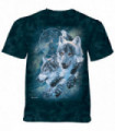The Mountain Dreamcatcher Wolf Collage T-Shirt