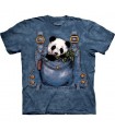 Panda Overalls - Zoo Animals T Shirt by the Mountain