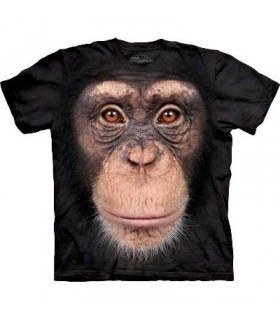 T-Shirt tête de Chimpanzé par The Mountain