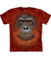 T-Shirt tête d'Orang-outan par The Mountain