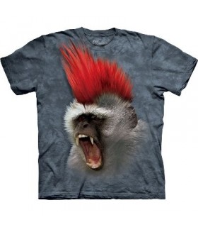 Punky! - Monkey T Shirt by the Mountain