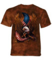 The Mountain Eagle And Flag T-Shirt