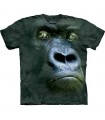 T-Shirt Gorille à dos argenté par The Mountain