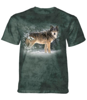 The Mountain Snowfall Wolf T-Shirt