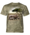 The Mountain Mama & Baby White Rhino T-Shirt