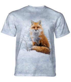 The Mountain Red Fox In Winter T-Shirt