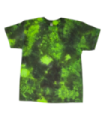 The Mountain Tie Dye T-shirt Infusion Black/Lime T-Shirt