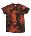 Tee-shirt Tie Dye T-shirt Infusion Black/Orange The Mountain