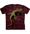 Peace Out Gecko - Reptile T Shirt Mountain