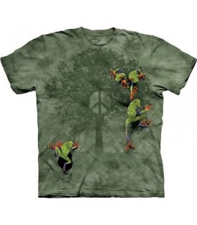 T-Shirt Arbre de Paix et Grenouilles par The Mountain
