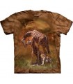 Giraffe Sunset - Animals T Shirt by the Mountain