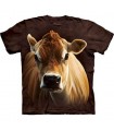 How Now Brown Cow - Cow T Shirt by the Mountain