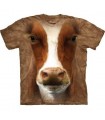 Moo - Cow T Shirt by the Mountain