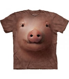 Pig Face - Animals T Shirt by the Mountain