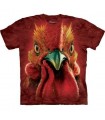 Rooster Head - Rooster T Shirt by the Mountain