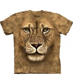 Lion Warrior - Big Cats T Shirt by the Mountain