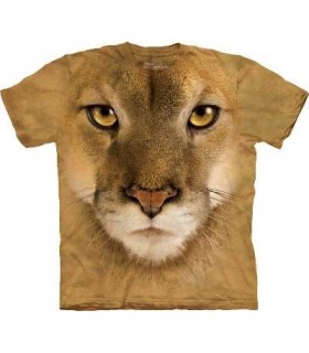 Lion Face - Big Cats T Shirt by the Mountain