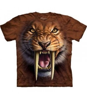 T-Shirt Tigre Dents de Sabre par The Mountain